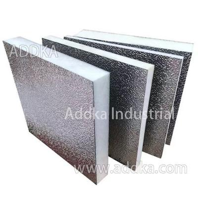 Embossed aluminum thermal insulation board